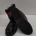 JUICY COUTURE Women's Quilted Slip-On Winter Boots – Waterproof, Warm Mid-Calf Snow Booties with Logo Strap-Kissie, Size 8