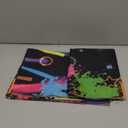 Fabbay Neon Carpet Runner Party Decorations Glow in The Dark Carpet 80s Rug Neon Aisle Runner Light up Dance Floor Glow in The Dark Birthday Wedding Party Supplies Favors,10 ft