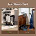 Rolling Laundry Basket with Wheels, Portable Hamper