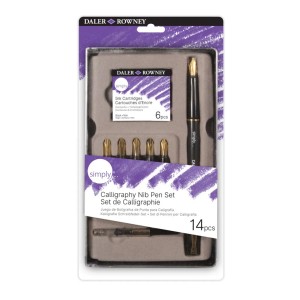 DALER & ROWNEY Simply Calligraphy 6 Nib Pen Set