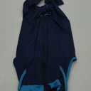 LelePet Dog Recovery Suit for Rear Legs to Stop Licking Hind Legs Abdomen Wounds, Dog Onesie for Surgery Female Male,Dog Pants to Prevent Licking for Small to Large Dogs, Cone Alternative (XS-3XL) (Navy Blue)