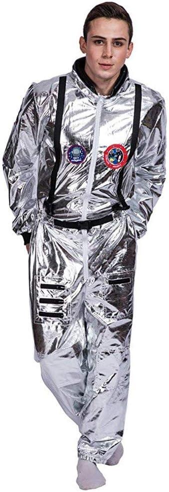 EraSpooky Men's Astronaut Spaceman Costume (Gray, M)