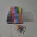 Meland Fuse Beads Kit - 11,000 pcs 36 Color Beads for Craft for Girls Age 5-12 Year Old,5MM Melty Beads Set Including 5 Pegboards, Ironing Paper & Chain Accessories Iron Beads Christmas Birthday Gift