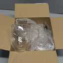 DINGPAl 3 Pack Double Wall Glass Coffee Mugs, 12 oz Walled Insulated Cappuccino Mug Heat Resistant Borosilicate Glass Coffee Cups with Handle and Spoon for Latte, Espresso, Americano, Hot/Cold Drink