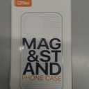 QTlier case for iPhone 14pro, 360 Rotatable Ring Stand, Raised Camera Frame, Shockproof Lilac