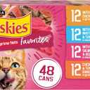 Purina Friskies Gravy Wet Cat Food Variety Pack, Surfin and Turfin Prime Filets Favorites - 48 ct. Can (EXP 05/01/27)