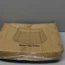 FORUP Metal Christmas Tree Collar - Top 20.8"/ Bottom 27.5" Gold Diamond Pattern, Modern Tree Skirt Alternative for Stand Protection & Pet Safety, Fits Trees Up to 7.5 Ft