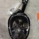 Greatever G2 Full Face Snorkel Mask with Latest Dry Top System,Foldable 180 Degree Panoramic View Snorkeling Mask with Camera Mount,Safe Breathing,Anti-Leak&Anti-Fog (Large/ X-Large, Black)