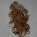 26 Inches Light Blonde Mix Strawberry Blonde Wigs for Women Long Wavy Middle Part Wig Natural looking Synthetic Fluffy Hair for Cosplay,Halloween,Daily Use