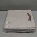 PRANDOM Leather Foldable Cube Storage Bins 13x13 inch [4-Pack] Fabric Storage Baskets Cubes Drawer with Cotton Handles Organizer for Shelves Nursery Closet Bedroom Clothes Cream