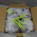 VEGOND 30 oz Insulated Stainless Steel Tumblers with lid and straw Bulk Pack Coffee Mug with Non-Slip Silicone Base, Sweat Proof Powder Coated Cup for Hot Cold Drinks, Green and Yellow 4Pack