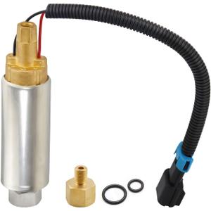 Low Pressure Electric Fuel Pump Compatible With Mercury Mercruiser Marine Boat V6 and V8 4.3L 5.0L 5.7L 262 305 350 Carburetor Engines Replaces 935432 861155A3 861155A2 18-8868