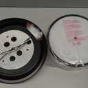 12 inch Flush Mount Ceiling Light, 2-Light Close to Ceiling Light Fixtures with Black Finish for Bathroom Bedroom Kitchen Hallway (Black)