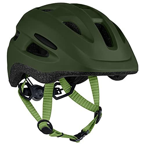 Retrospec Scout Kids Bike Helmet - Multi-Sport Toddler Safety Protection with 14 Vents, Adjustable Fit System, Built-in Sun Visor & Washable Interior in 2 Sizes for Boys & Girls