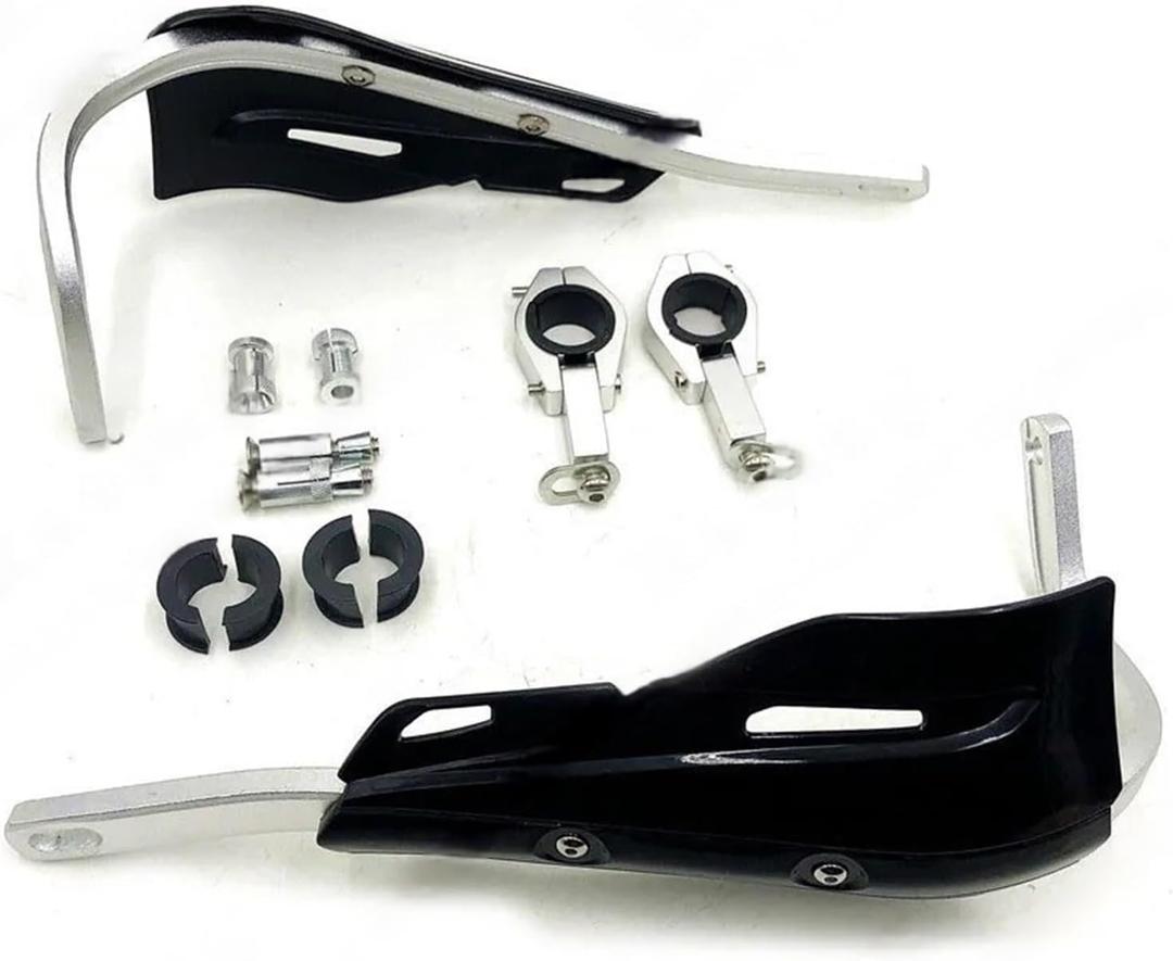 Motorbike Handguard 1-1/8" Handlebar Handguards Dirt Bike MX Hand Guards for XR CRF WR DRZ 28.6mm Brush Bar Motorcycle Handguards Shield (Black)