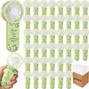 VIHOSE 50pcs Wedding Handheld Fans for Guest Mini Portable Fans Bulk Thank You for Celebrating with Us Gifts for Summer Bridal Shower Bridesmaid Party Favors, Battery Powered(Green)
