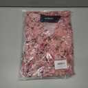 Womens Wrap V Neck Short Sleeve Dress 2025 Summer Floral Boho Dress Ruffle A Line Flowy High Low Midi Dresses (Pink, XL)