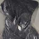 HOMEXCEL 2 Pack Large Microfiber Hair Towels Waffle Weave- 40 x 26.5 inches Fast Drying Turbans for Long, Thick, Curly Hair - Anti Frizz Wrap with Elastic Strap, Black/Grey