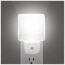 U4GLORY LED Night Lights Plug into Wall - 2 Pack Daylight Night Light with Dusk to Dawn Sensor Plug in Auto On/Off NightLights 5000k Bright Light Sensor Nightlight for Hallway Kitchen Bathroom Bedroom