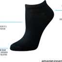 Amazon Essentials Women's Casual Low-Cut Ankle Socks, Lightweight, 6 Pairs