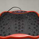 Vibration Plate 330lb, Vibration Board Exercise Machine, Full Body Workout Vibrating Fitness Platform, Waver Stand for Weight Loss, Home Gym Equipment, Red