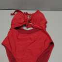 Blooming Jelly Womens Sexy One Piece Swimsuit Cut Out Slimming Bathing Suit V Neck Crisscross Back Swimwear (Small, Red)