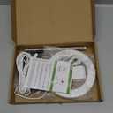 LORDEM Grow Light, LED Plant Light for Indoor Plants Growing, Full Spectrum Desk Growth Lamp with Automatic Timer for 4H/8H/12H, 4 Dimmable Levels, Height Adjustable 9.8"-30.6" (White with Base)