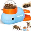 Interactive Treat Dispenser Dog Toys, Pet Food Puzzle Slow Feeder (Blue)