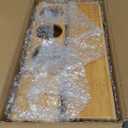 Calmbee 9 in 1 Bamboo Storage Bag Organizer for Kitchen Drawer  Plastic Wrap Dispenser with Cutter & Foil Organizer, Wooden Baggie Organizer for Sandwich, Snack, Gallon, Quart Sizes, Natural