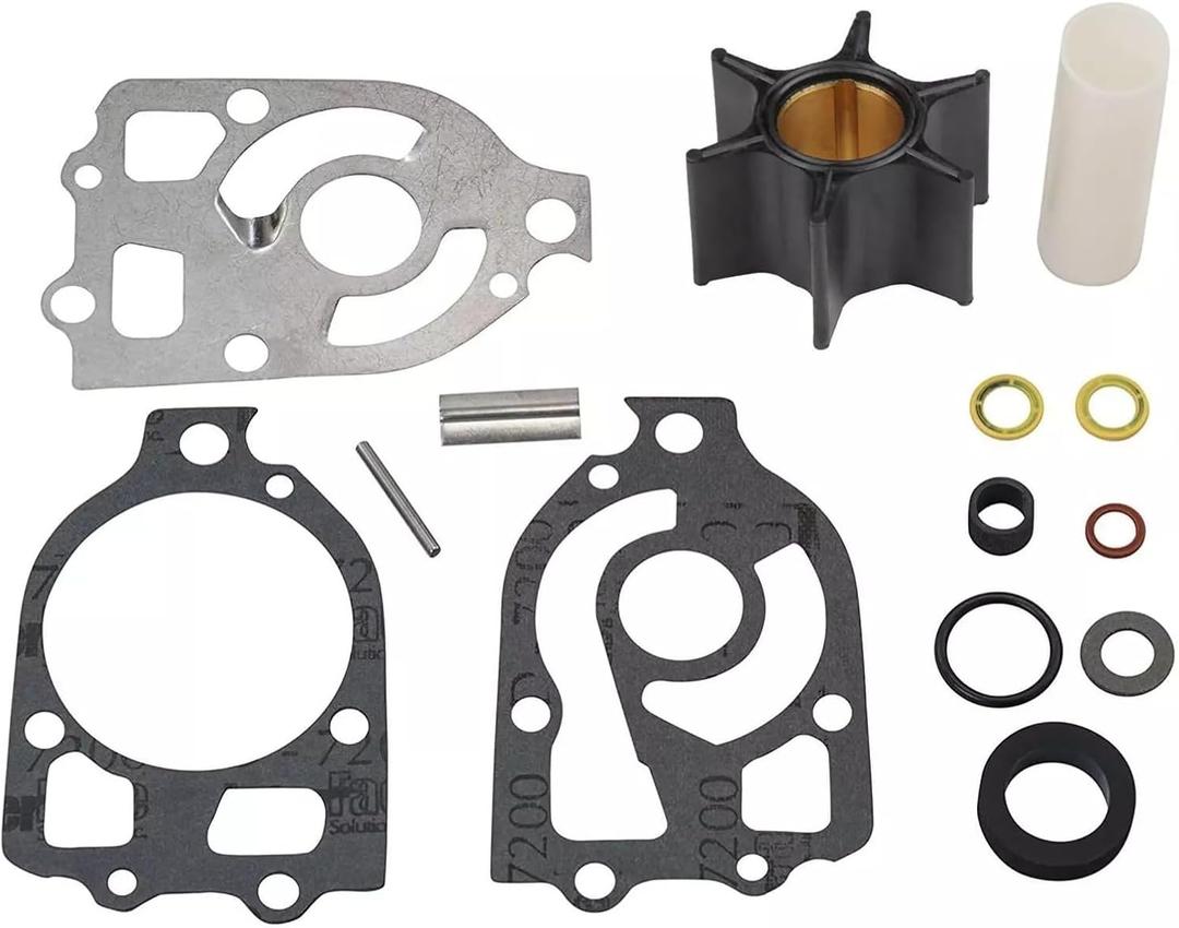 89984Q5 Water Pump Impeller Repair Kit Replacement for Mercury Mariner Outboard V6 65 75 80 90 110 115 135 140 150 200 225 HP & MerCruiser Stern Drive I R MR Alpha One 89984T5