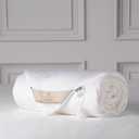 CUDDLE DREAMS Lightweight Silk Filled Comforter for Summer, Detachable Tencel Duvet Cover for Easy Care, Naturally Breathable (White, Twin) (TWIN, 68 IN x 88 IN)