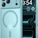 Thomo Magnetic for iPhone 17 Pro Case, [Compatible with Magsafe] [Full Camera Protection] Translucent Matte Military Grade Shockproof with Anti-Fingerprint Phone Cover 2025, Blue