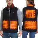 Heated Vest for Men Women with 16000mAh Battery Pack, Lightweight Soft Fleece Electric Heated Vests