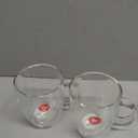 Bodum 10oz Bistro Double Wall Insulated Mug, High-Heat Borosilicate Glass, Set of 2, Clear