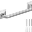 9 Inch Bathroom Grab Bar, Anti Slip Square Shower Bars Safety, 304 Stainless Steel Shower Handles,Hand Rails for for Children, Senior, Elderly, Handicap