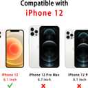 2 x Compatible with iPhone 12 Case with Cute Fashion Polka Dot Aesthetics Design, Raised Lens Edge Protection, Stylish Slim Soft TPU Protective Cover for iPhone 12, Purple