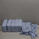 6 Pack Commercial Mop Head Replacement – Heavy Duty Mop Head for General and Floor Cleaning | Industrial Wet Mops | Washable Refill, Reusable, Looped End Mopheads | Hardwood, Concrete