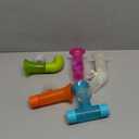 Boon Pipes Toddler Bath Toys - Interactive Toddler Sensory Toys - Suction Bath Toys for Hand Eye Coordination and Fine Motor Skills - Multicolored - 5 Count- Ages 12 Months and Up (Blue)