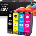 Remanufactured 40V Ink Cartridges Compatible for SureColor T5170 T5170M T3170M T3170 T2170 SC-T2170 T5170 T3170 Printer(BCMY, 4-Pack)
