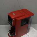 SHARDOR Single Serve Coffee Maker, Hot and Iced Coffee Machine for K Cup Pods & Ground Coffee, 6 to 14 oz Brew Sizes, with 50 oz Removable Water Tank, Bold Brew Setting, Stainless Steel, Red