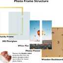 JCJMY 20x24 Picture Frame with 16x20 Mat, Display Photo 16x20 with Mat or 20 x 24 Without Mat, Wall Hanging Large 20 by 24 Poster Frame with Plexiglass, Gold