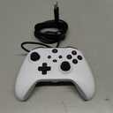 Kamylorus Wired Controller for X-BOX/PC, Hall Effect Joysticks&Triggers Gamepad with Turbo, 3.5mm Headphone Jack/Dual Vibration, Compatible with X-BOX One/S/X, X-BOX Series S/X, PC, IOS, Android Platforms(White, 7.2ft)