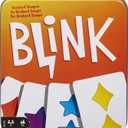 Mattel Games Blink Card Game in Collectible Storage Tin for Families & Parties, Easy for Kids