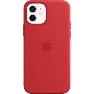 Apple iPhone 12 and iPhone 12 Pro Silicone Case with Magsafe - (Product) RED