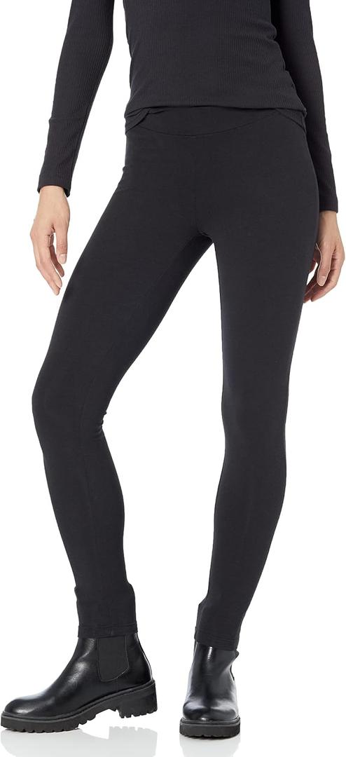 Amazon Essentials Women's Soft Leggings (Black, L)
