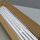 Drying Rack Clothing, 3-Tier Clothes Drying Rack Foldable, Antirust Laundry Drying Rack Collapsible Use for Indoor & Outdoor, 11.8" D x 34.6" W x 35.4" H, White