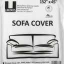 Uboxes Sofa Protective Poly Covers, 152 x 45 in (Pack of 1)