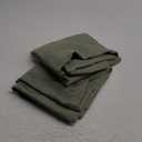 2 Pack Rectangle Tablecloth - 52x70 Inch - Linen Textured Table Cloth Wrinkle Free Washable Decorative Fabric Table Cover for Buffet Banquet Parties Event Holiday Dinner. Sage Green