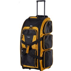 Travelers Club Xpedition 30 Inch Multi-Pocket Upright Rolling Duffel Bag (Color: Arrowwood)