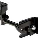 National Hardware V23A Adjust-O-Matic 8 in Heavy Duty Gate Latch for Wooden Fence - Self-Adjusting Outdoor Gate Hardware with Zinc-Plated Triple-Protected Black Finish